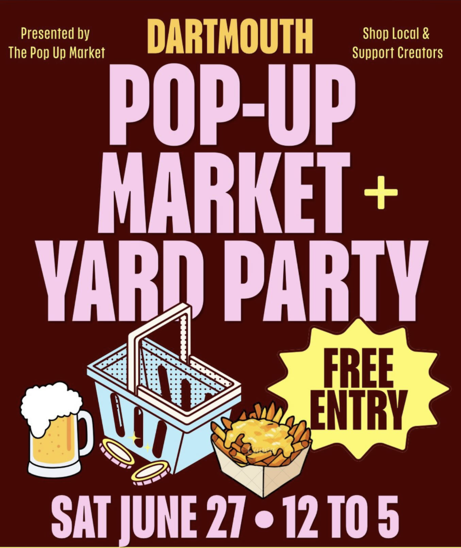 Dartmouth Pop Up Market and Yard Party