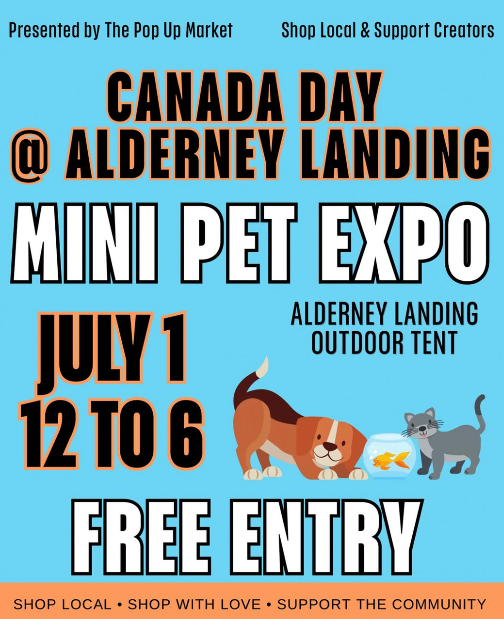 Canada Day Mini Pet Expo